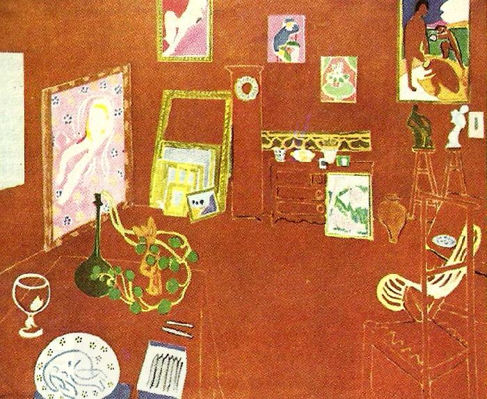 Henri Matisse den roda ateljen China oil painting art